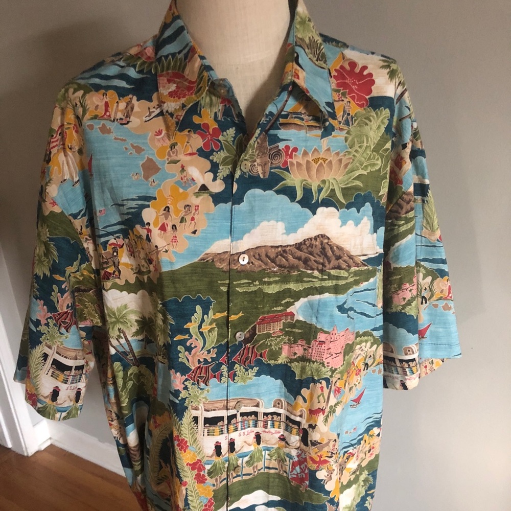 Tori Richard Hawaiian Short Sleeved Shirt